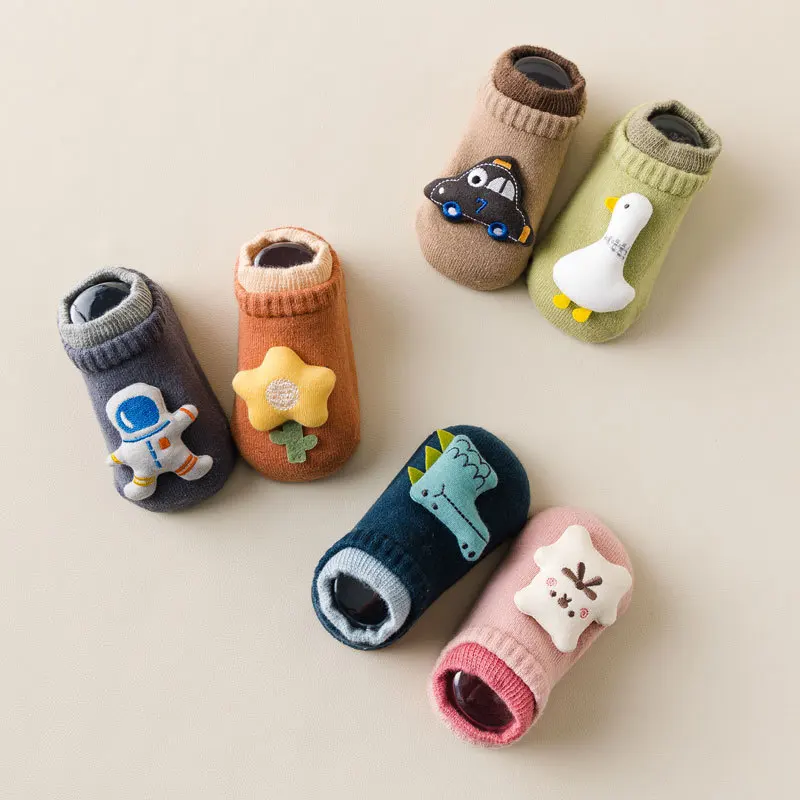 

Autumn Winter Soft Cotton Baby Girls Socks Newborn Cartoon Children Baby Socks Infant Kids Boy Socks Anti Slip Floor Sock Spring