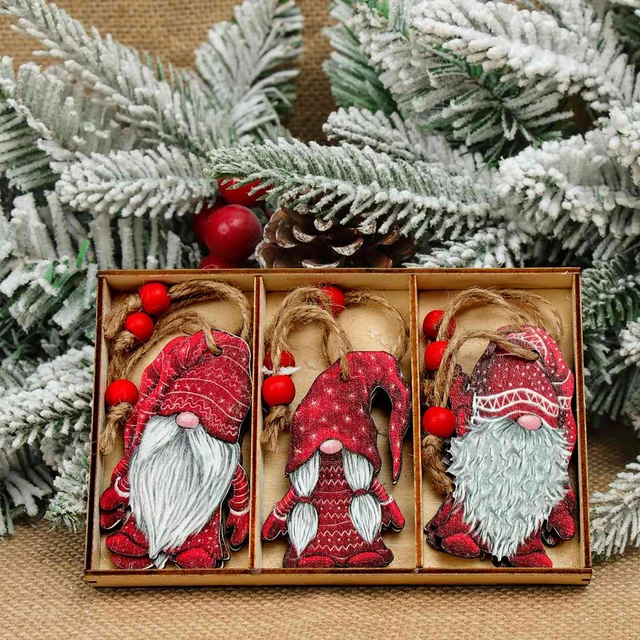 Faceless Gnome Christmas Decorations, Merry Christmas Ornament, Noel Xmas  Pendant, Happy New Year, 2023, 2024 - AliExpress