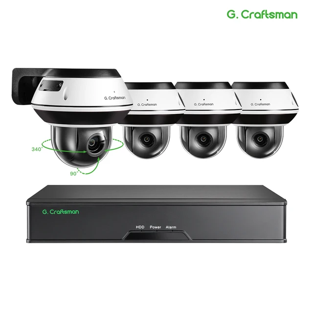 SONY 6MP PTZ POE System KIT 5X Zoom Face Person Detection Onvif CCTV Video Surveillance Security G.Craftsman XMEYE Pro