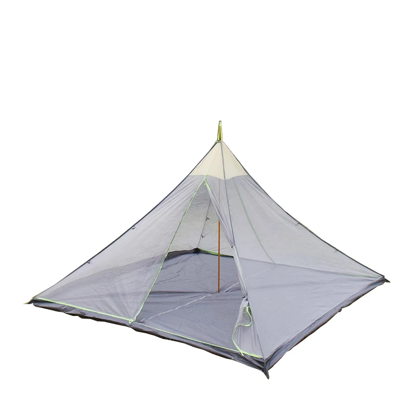 ASTA No-See-Um Net 2 Person/ 4 Person 240*128*145cm / 240*240*145cm Big Pyramid Mesh Inner TIPI Tent