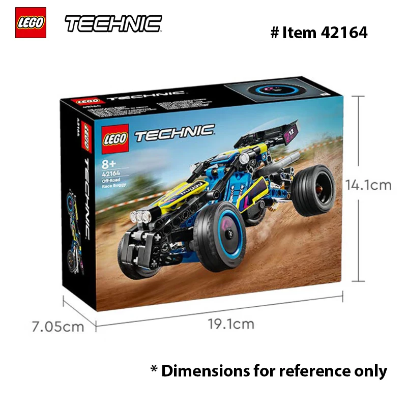 LEGO 42164 Technic Off-Road Race Buggy Buildable Car Toy, Cool Toy for 8 Year Old Boys, Girls and Kids who Love Rally Contests