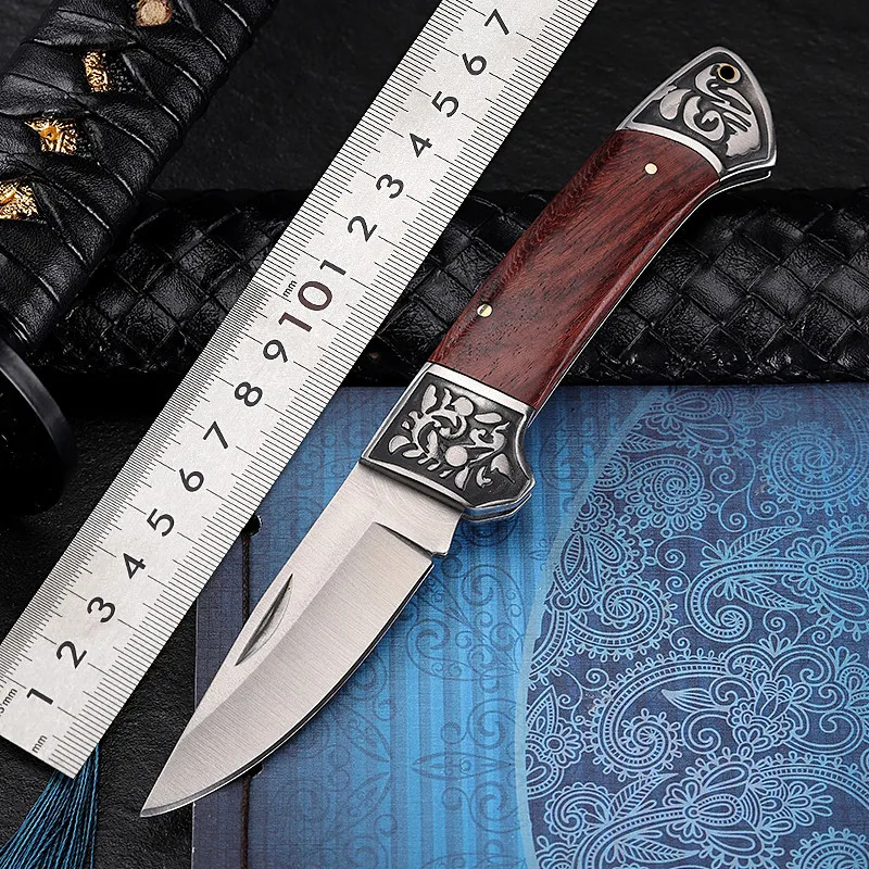 

Damascus Steel 58HRC Tactical Survival Knives Flipper Pocket Knife Hunting Camping Outdoor Stainless Steel Folding Knife