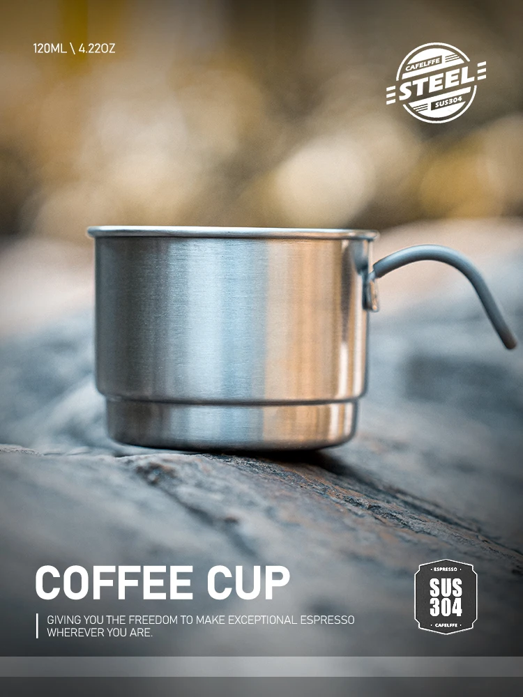 Cafelffe Portable Coffee Machine Hot/Cold  Manual milk frother For Capsule & Ground Hand Press Brewer hiking Travel 3 In1 Gift 3