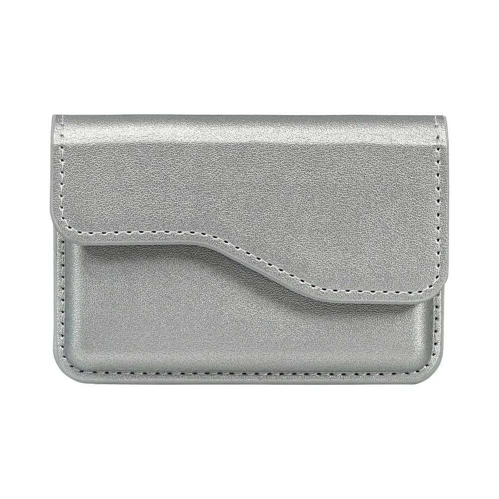 Sleek Magnetic PU Leather Flip Wallet & Card Holder
