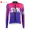 syn Spring Autumn Women Long Sleeve Cycling Jersey Team Race Shirts Bicycle Clothing Ropa Ciclismo protection and quick dryin 3