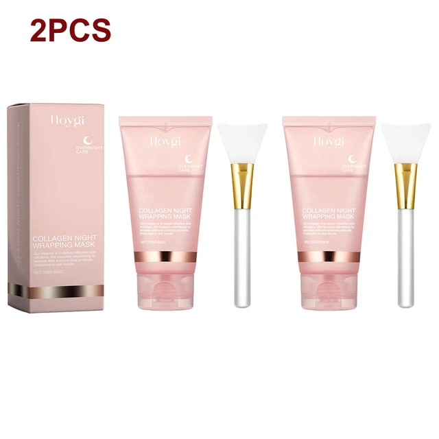 150ml Night Collagen Wrapping Mask Skin Rejuvenation Moisturizing Brightening Korean Face Mask Firming Skin Peel-Off Facial Mask 1