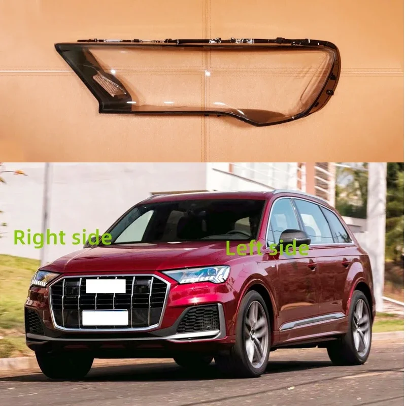 

For AUDI Q7 2020 2021 2022 Car Headlight Shell Headlight cover Headlamp Lens Headlight Glass Auto Shell Cover