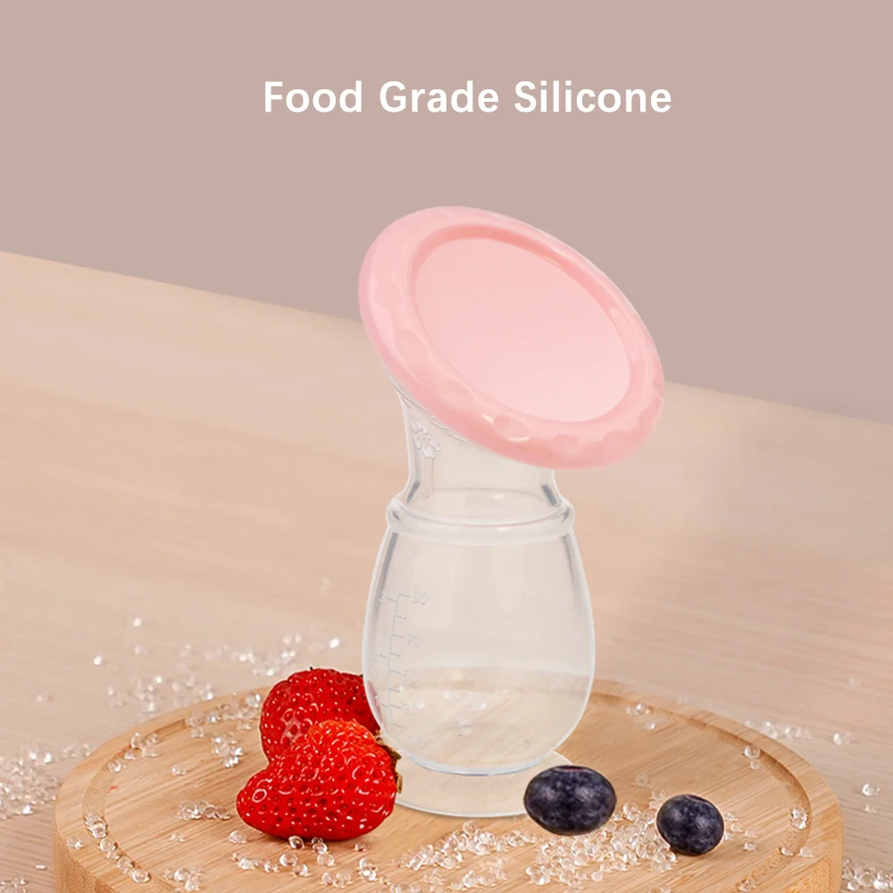 Baby Feeding Manual Breast Pump Partner Breast Collector Automatic Correction Breast Milk Silicone Pumps Maternity Products 2