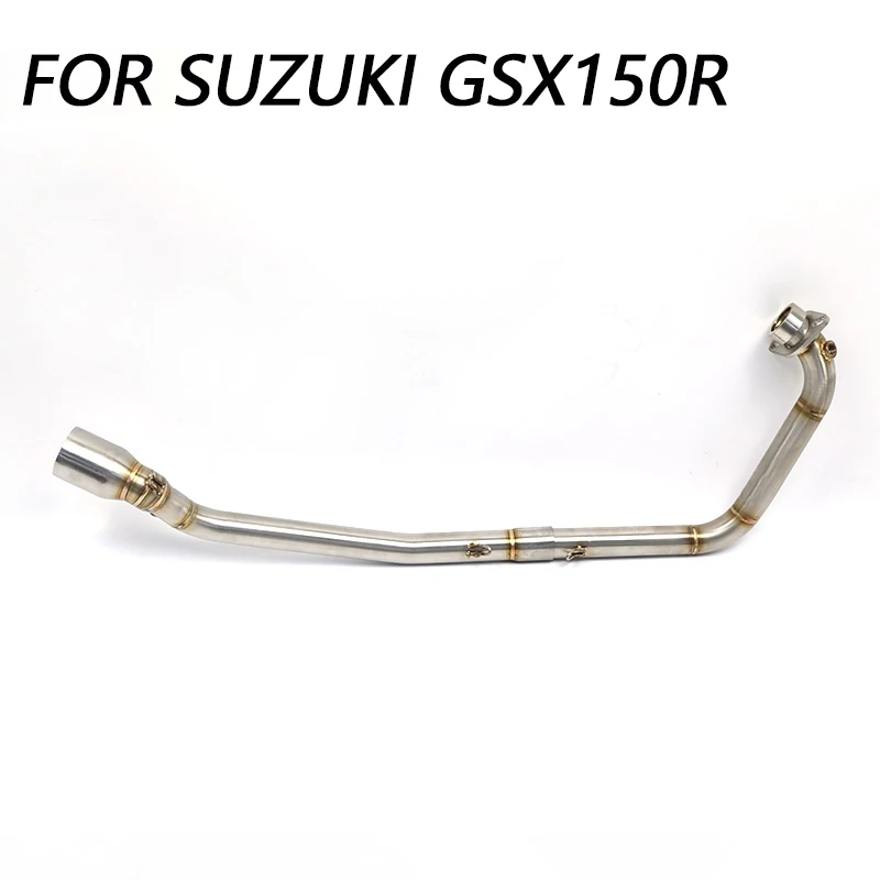 

Для Suzuki GSX150R GSX-R150 GSXR150 выхлопная Передняя труба мотоцикла из нержавеющей стали выхлопная труба модернизированная полная система 51 мм