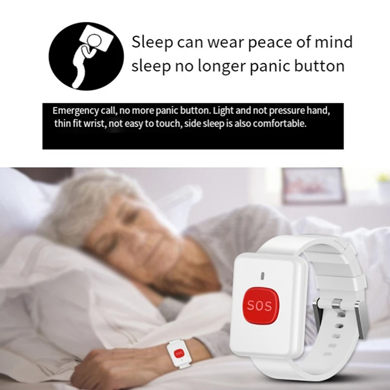 433.92Mhz Wrist Watch Call RF RC Transmitter Wireless calling system Watch Call Button Wireless SOS Emergency Button For The Elderly