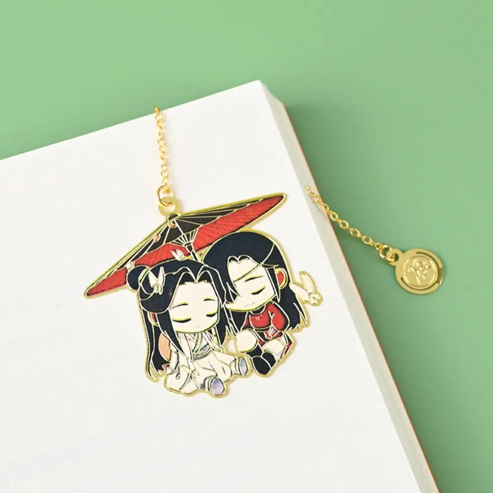 

New Book Clip Anime Bookmark Mo Dao Zu Shi Grandmaster of Demonic Cultivation Wei Wuxian Lan Wangji Metal Hollowing Bookmark