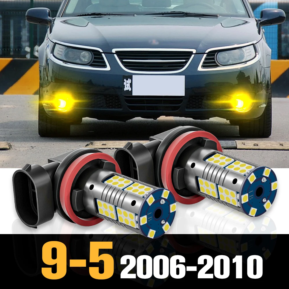 

2pcs Canbus LED Fog Light Lamp Accessories For SAAB 9-5 2006-2010 2007 2008 2009