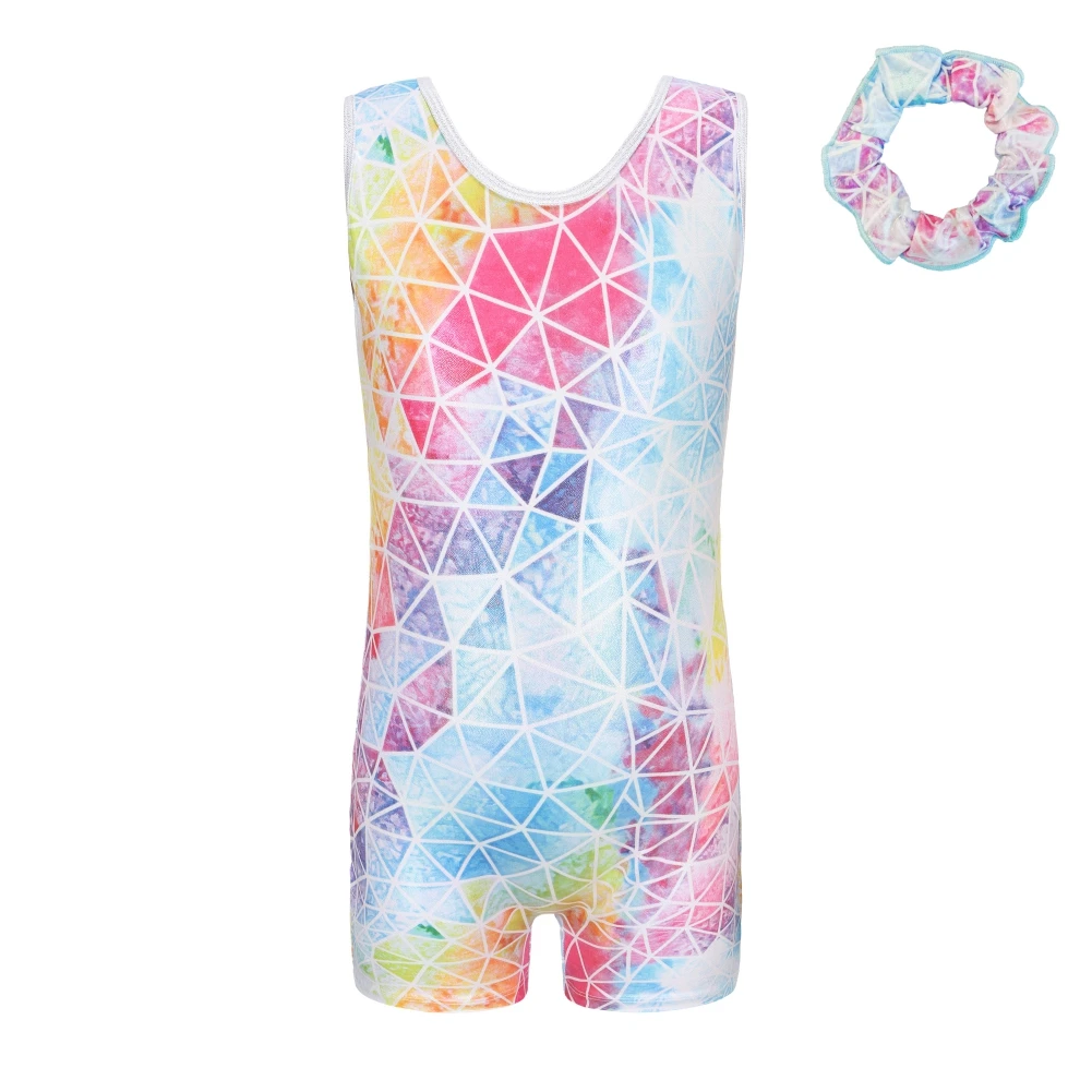 

Fashion Hair Band for 5-12 Years 2 Sets Dance Leotards Sparkly Tumbling Leotard