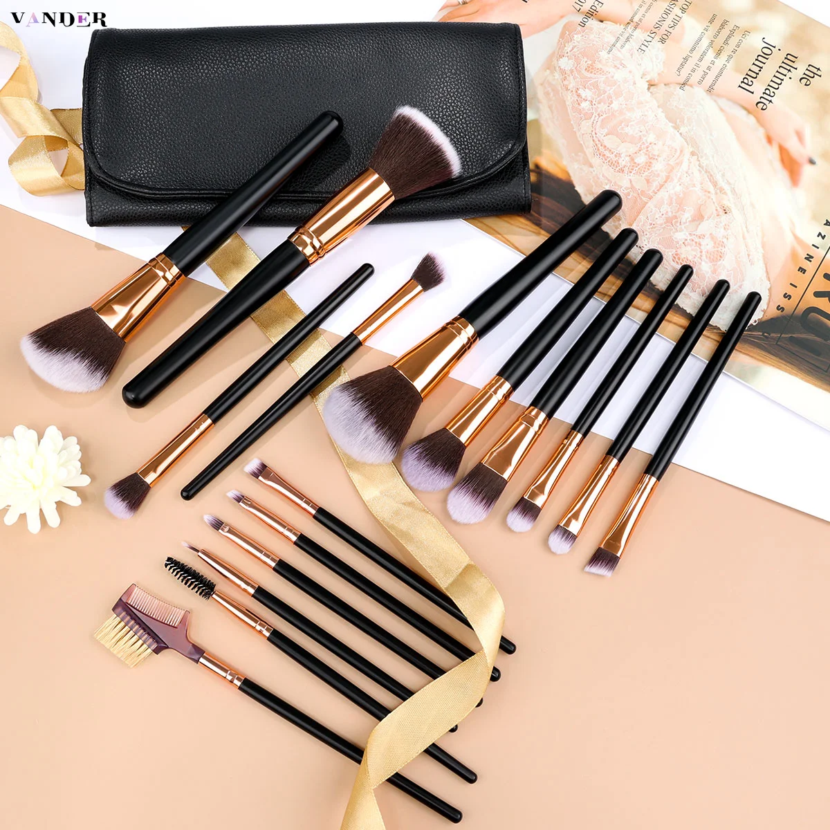 

10/16/18/24/32 Pcs Makeup Brush Set Premium Beauty Cosmetic Makeup Brush Set Blending Brush Concealer Foundation Makeup Tool