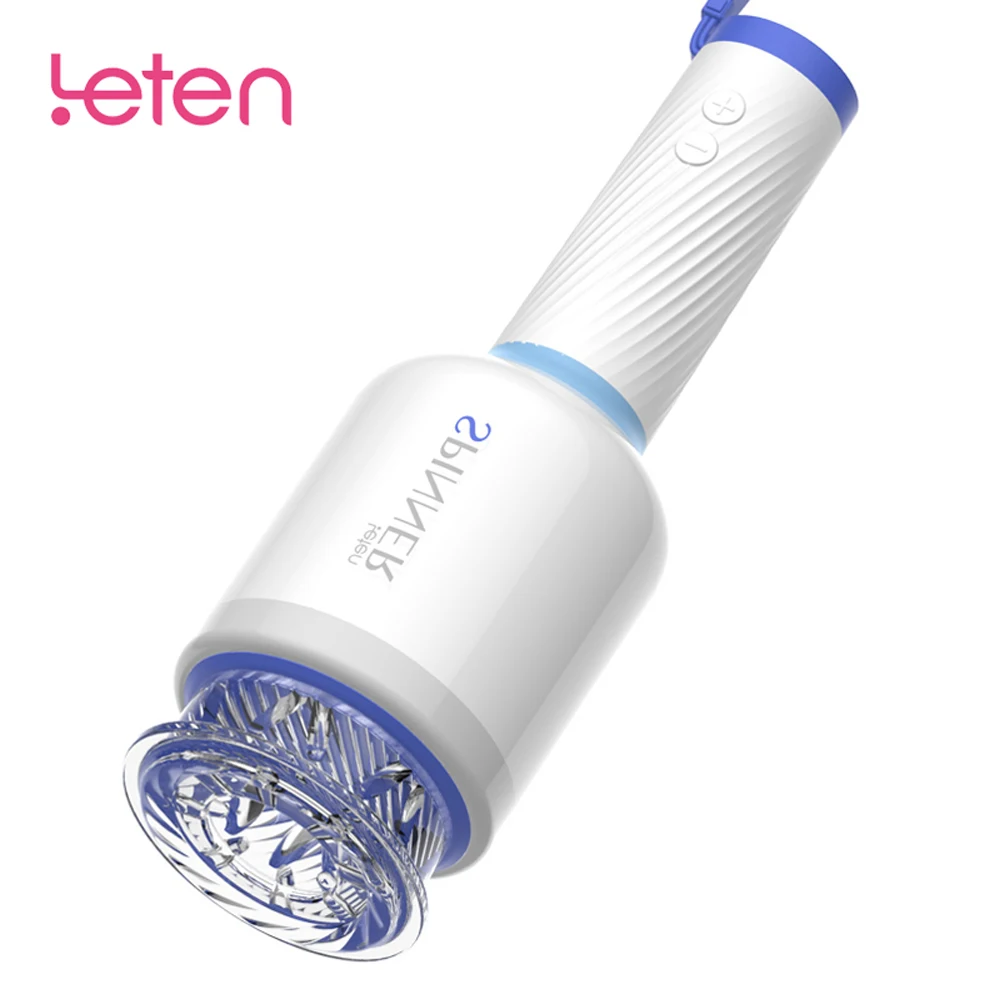Leten Fully Automatic Masturbator Cup With Rotation And Vibration_voghion.com
