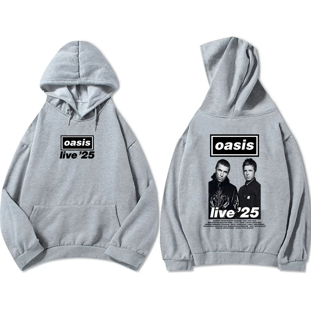 Oasis S Band Live 25 Hoodies Long Sleeve Men Women Sweatshirts