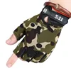 Anti-Slip Fingerless gloves Men Half Finger Fishing Hunting Cycling Gloves Outdoor Tactical Sport Equipment Camping Gloves 3