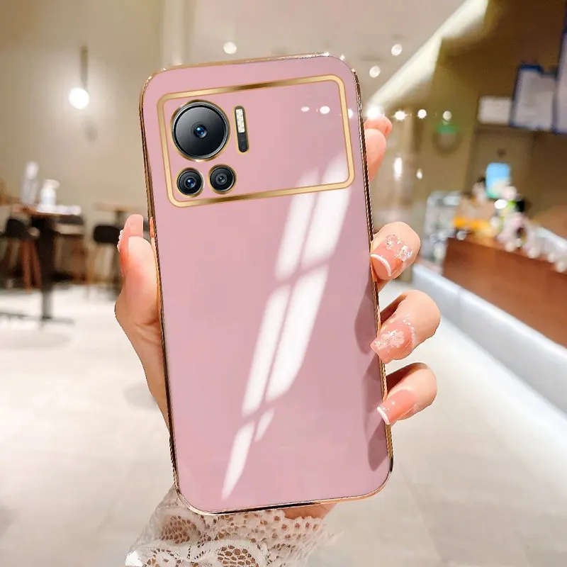Infinix Note 12 Vip X672 Custodia Antiurto 6D Placcatura Silicone Tpu Paraurti Custodia Morbida Per Infinix Note 12 Vip Note12Vip