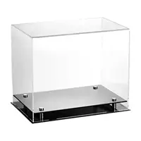 Acrylic Boxing Glove Display Case Fathers Day Gifts with Base Riser Stand Souvenir Storage Box Clear Storage Box for Living Room 2