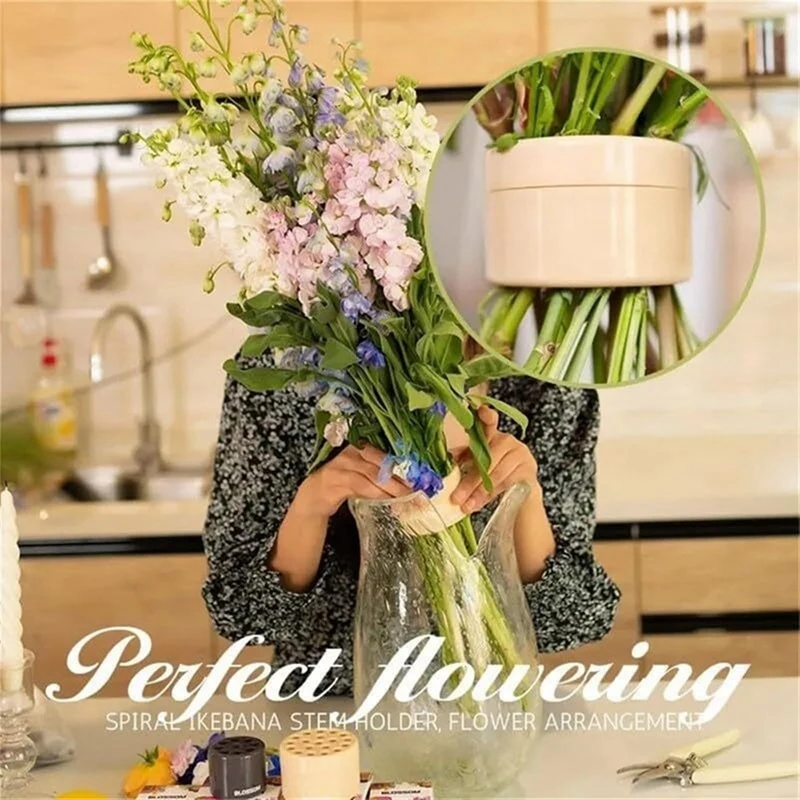 

Спиральный Держатель для стебля Ikebana, с держателем для штока бутылки, спринклер для ВАЗ, держатель для стебля цветов, скручиватель для букет «сделай сам»