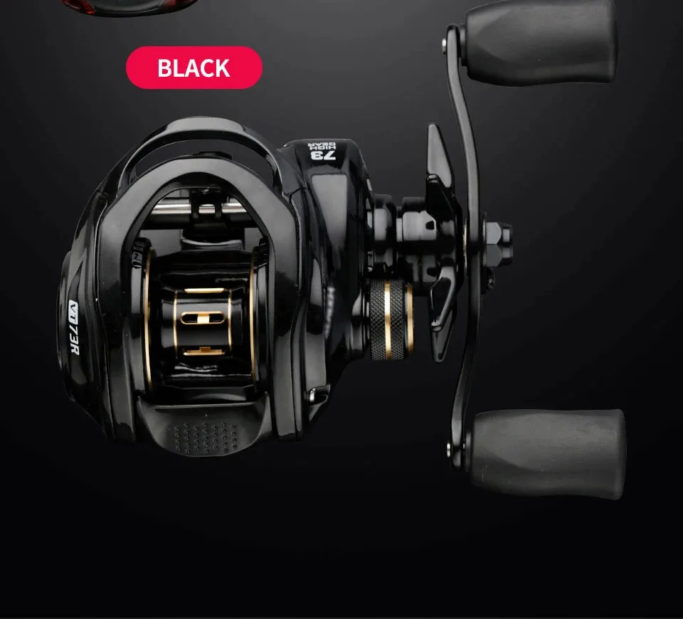 Bait casting Angel rolle max Drag 8kg ultraleichte Guss rolle Angel rolle für Bass Hecht Angel gerät – Detail 11