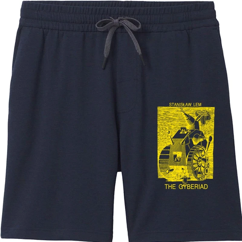 The Cyberiad Fantascienza Novel Stanislaw Lem Shorts Pure Cottons Printing 100% Cotone 018471