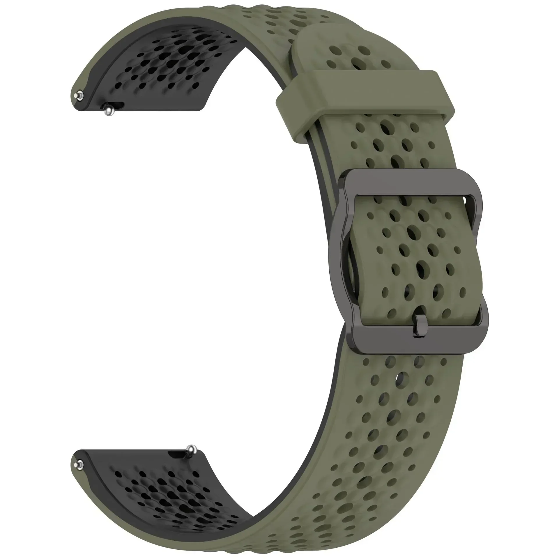 Breathable Silicone Strap for Smartwatch - 22mm Sport Band Accessory