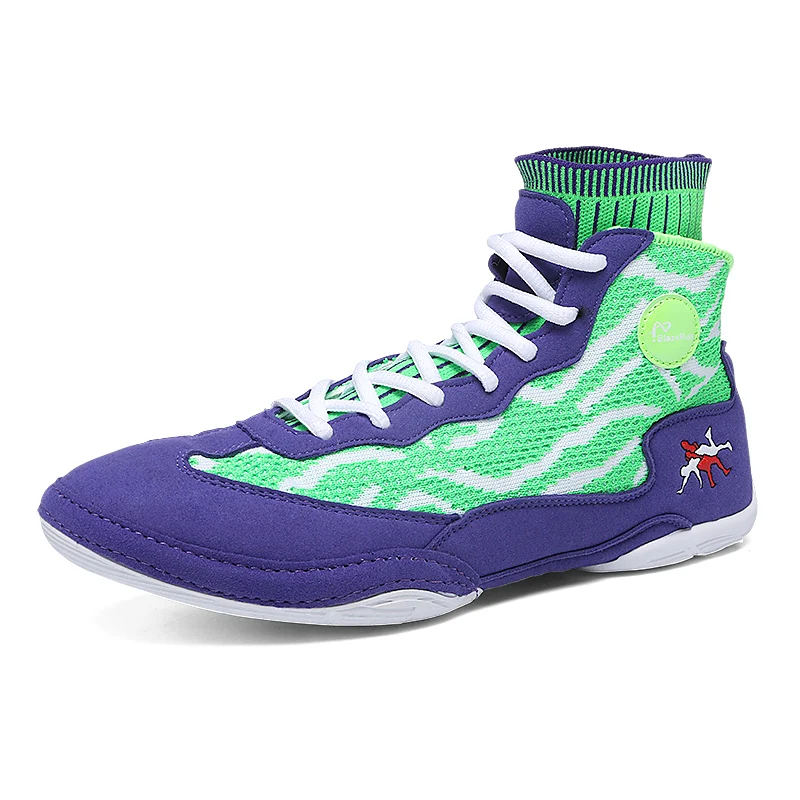 Professional Breathable Boxing Sneakers Men Non Slip Fighting Wrestling Shoes Wear-Resisting Combat Sneakers Fighting Boots