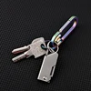 D2 Blade Stainless Steel Forming Knife Outdoor Camping Self Defense Emergency Survival Knife Folding Portable Keyknife 5