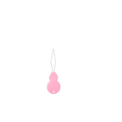 12-Piece Needle Threader Set with Plastic Wire Loop (Pink)