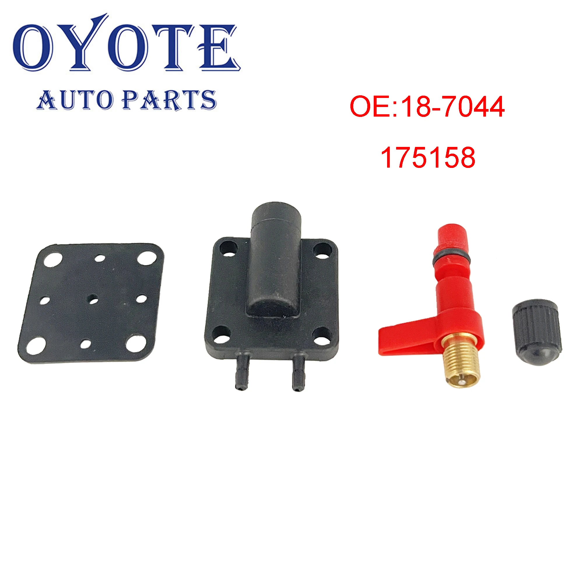 

OYOTE 18-7044 175158 Primer Solenoid Service Maintenance Valve Kit For 2 Stroke Outboard Motors For Johnson Evinrude