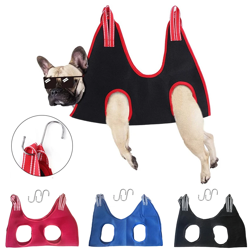 고양이 그루밍 네일 커팅, 긁힘 방지 물린 고정 가방, 목욕 트리밍 구속 가방, 애완 동물 미용 해먹 걸이식 애완 동물 용품 세트