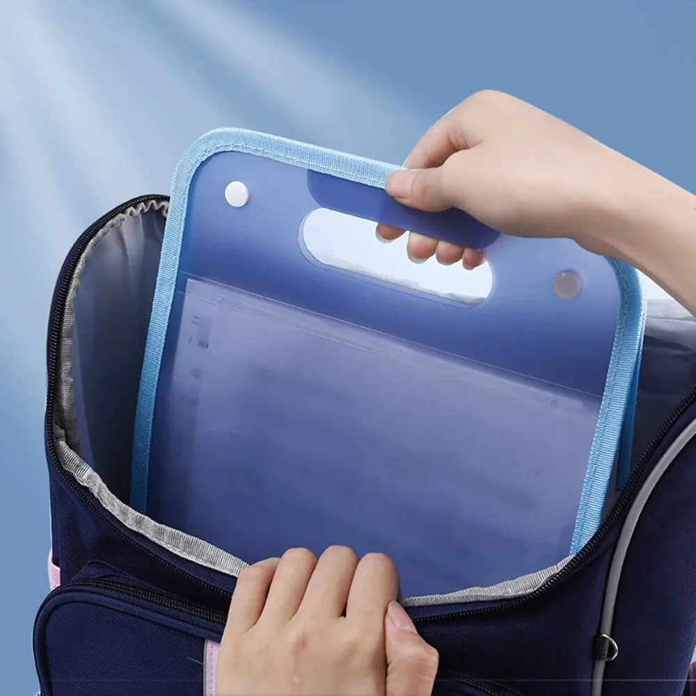 Handheld Organ Bag Folder A4 Large Capacity Student Exam Paper Storage Bag 13 Layers Ticket File Classification Storage