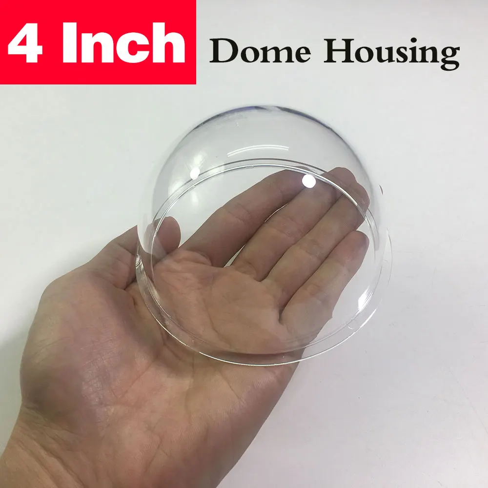 4 Inch CCTV Replacement Acrylic Clear Cover Surveillance Hikvision