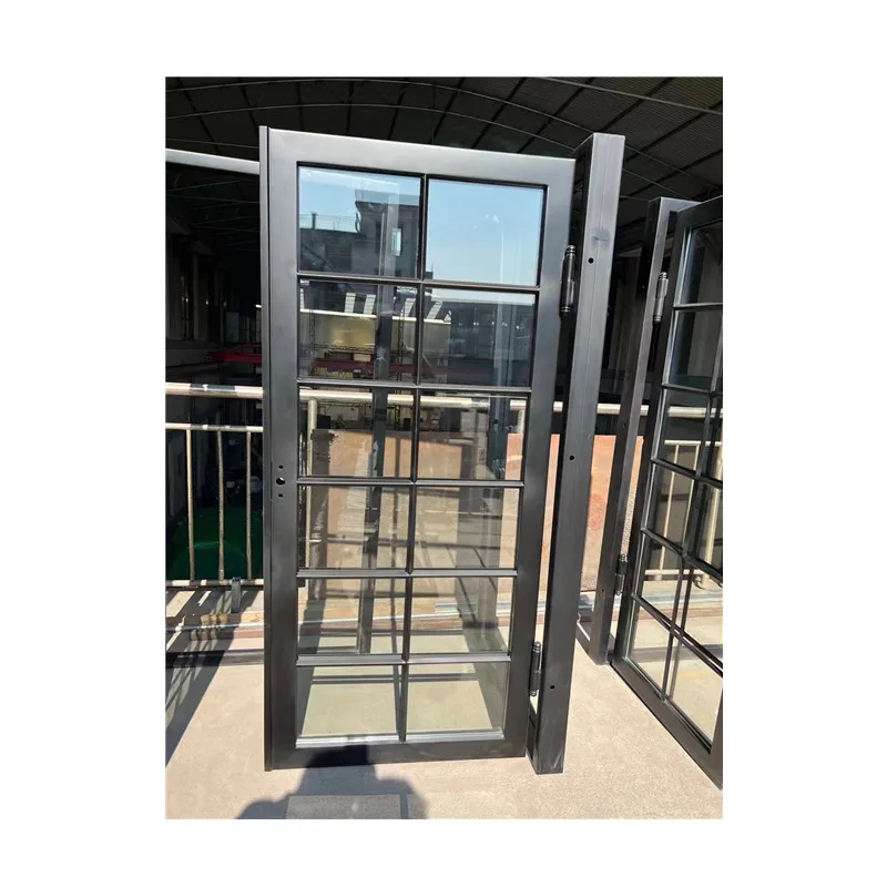 Interior Sliding Door Steel Casement Doors Black Interior Double Metal