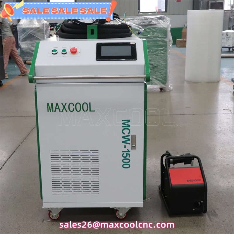 Water Cooled Handheld Laser Welder Machine 1500W 3 in 1 Welding Cleaning Cutting Soldering Laser Welder Rust Removal Machine