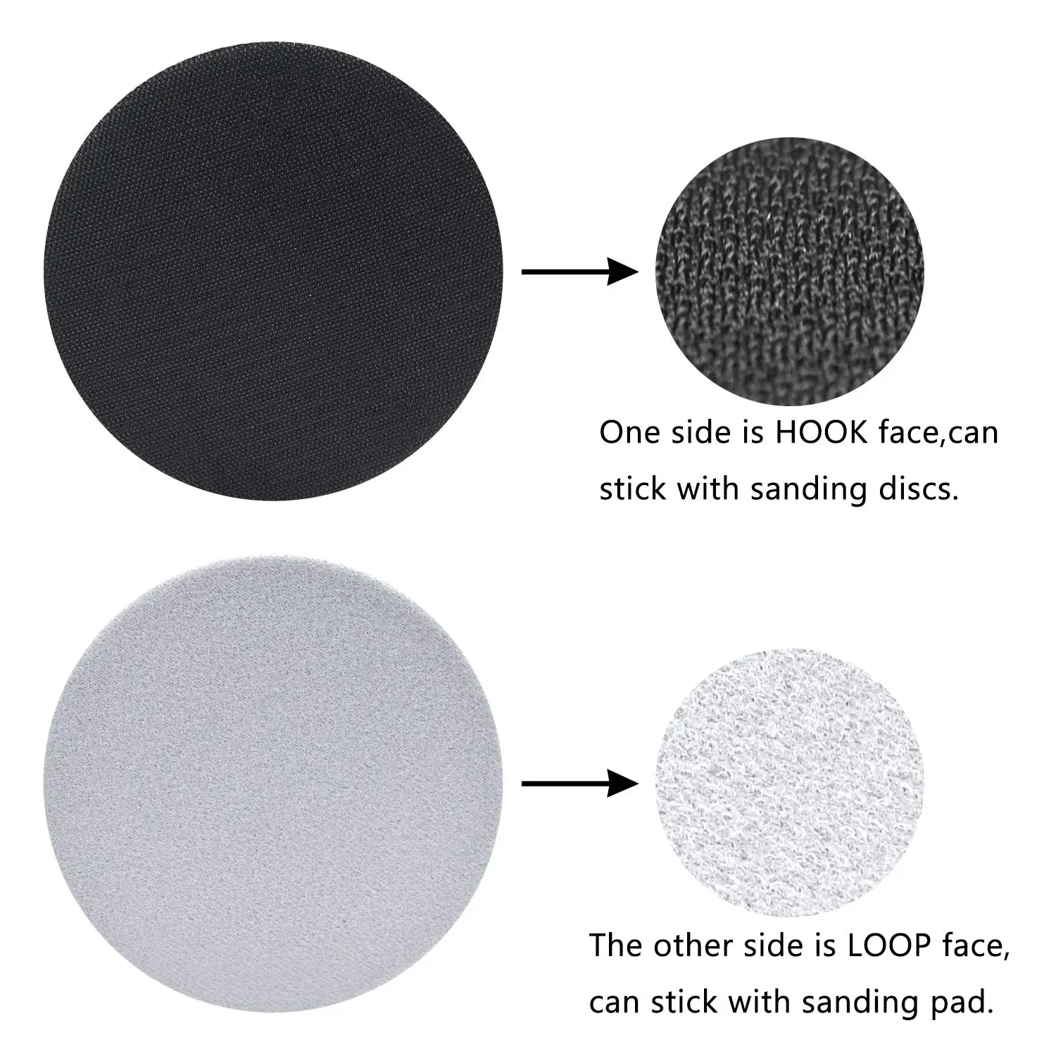Wet Dry Sanding Discs 41 Pcs sanding discs sandpaper set polish sand paper 6 Inch (150mm）Assorted Grit with Interface Pad High Performance Waterproof Hook & Loop Sandpaper
