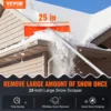 VEVOR 21ft Snow Roof Rake 25" Plastic Blade Snow Removal Tool  with Anti-Slip Retractable Handle Grip for House Roof/Car Snow 2