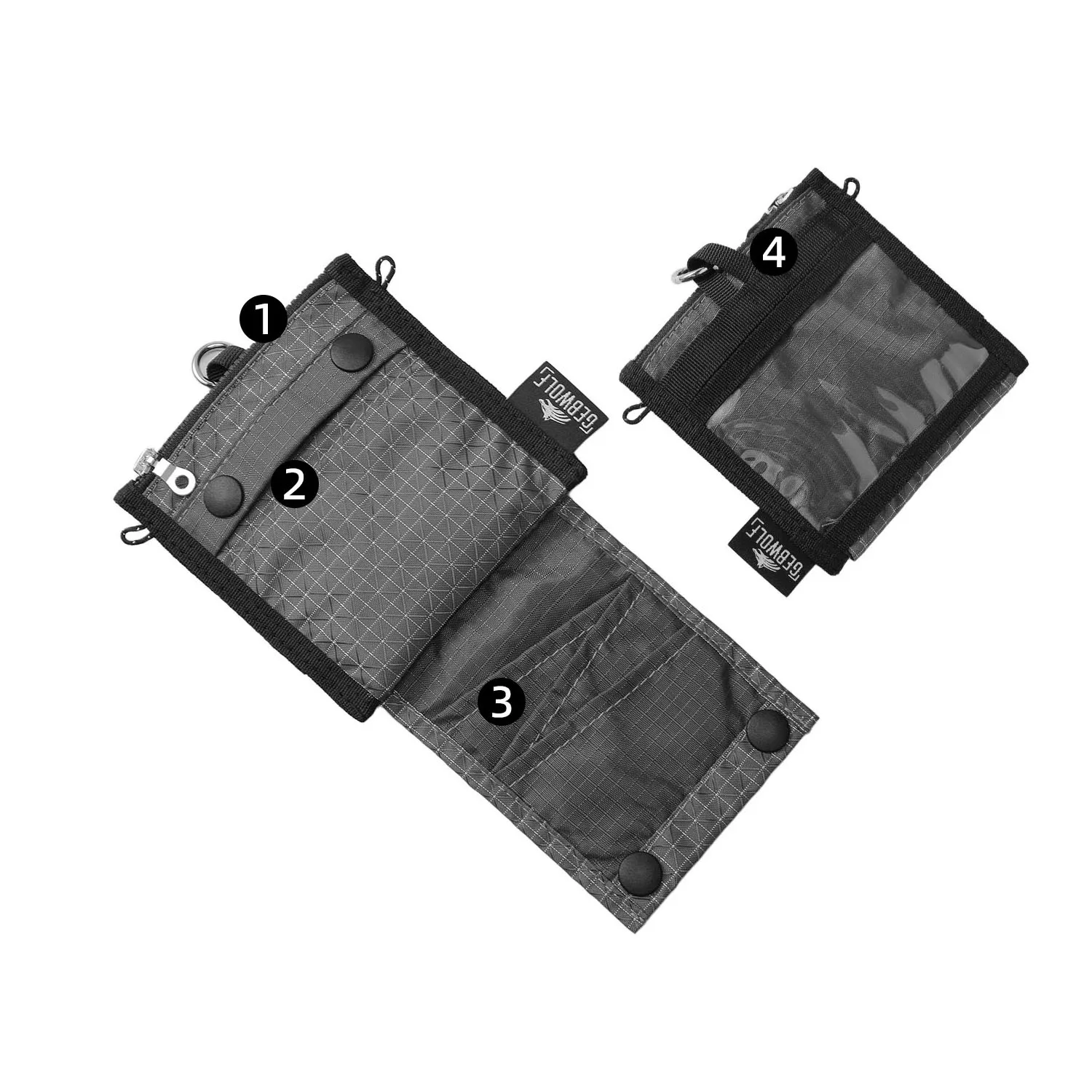 Compact Lightweight Crossbody Bag with Adjustable Strap - Perfect for Travel, Hiking, and Daily Use