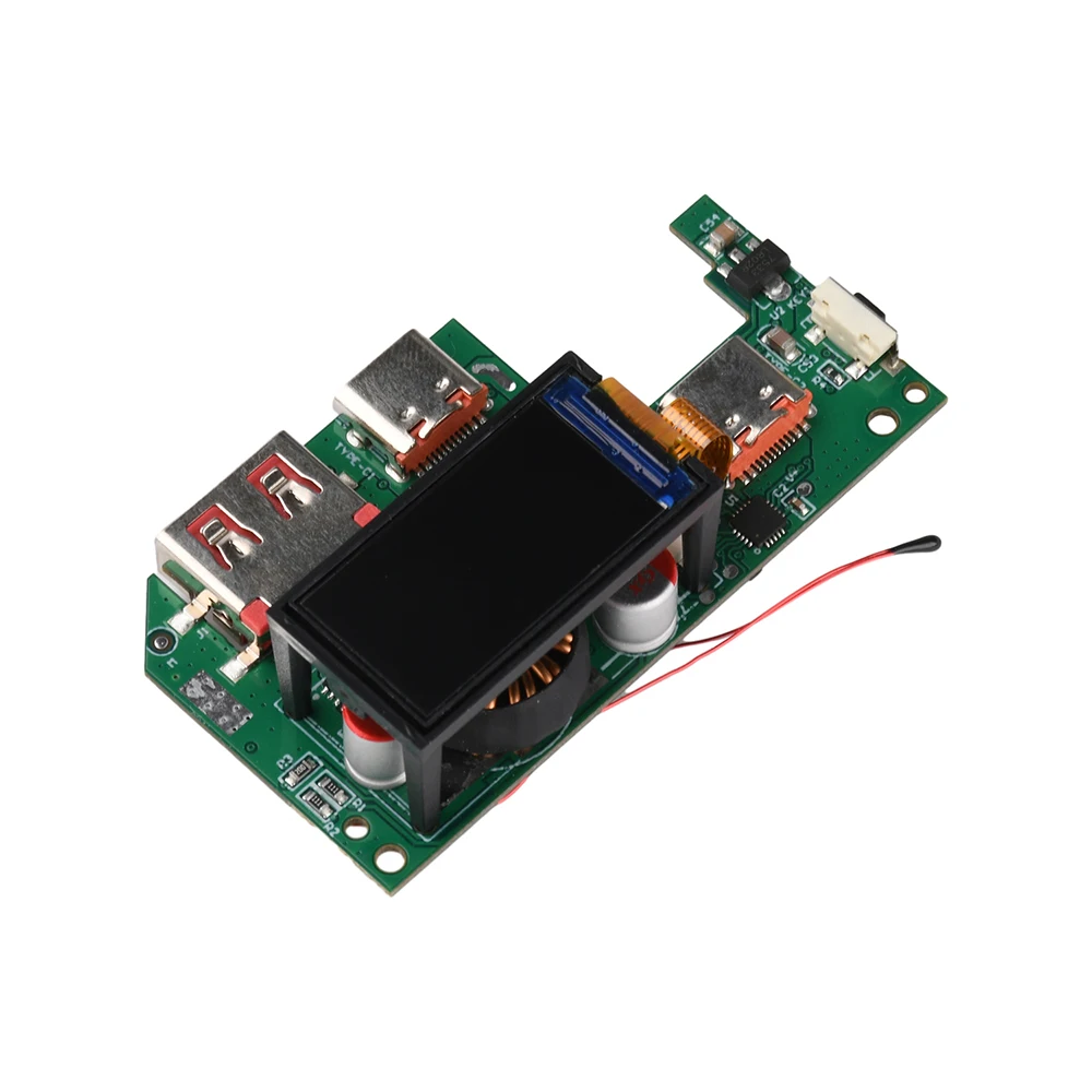 Modulo di Ricarica Rapida PD45W/65W con Schermo TFT a Colori da 0,96 Pollici, Scheda DIY per Power Bank, Scheda di Protezione Batteria 2S/3S, Type-C USB-A - Image 2