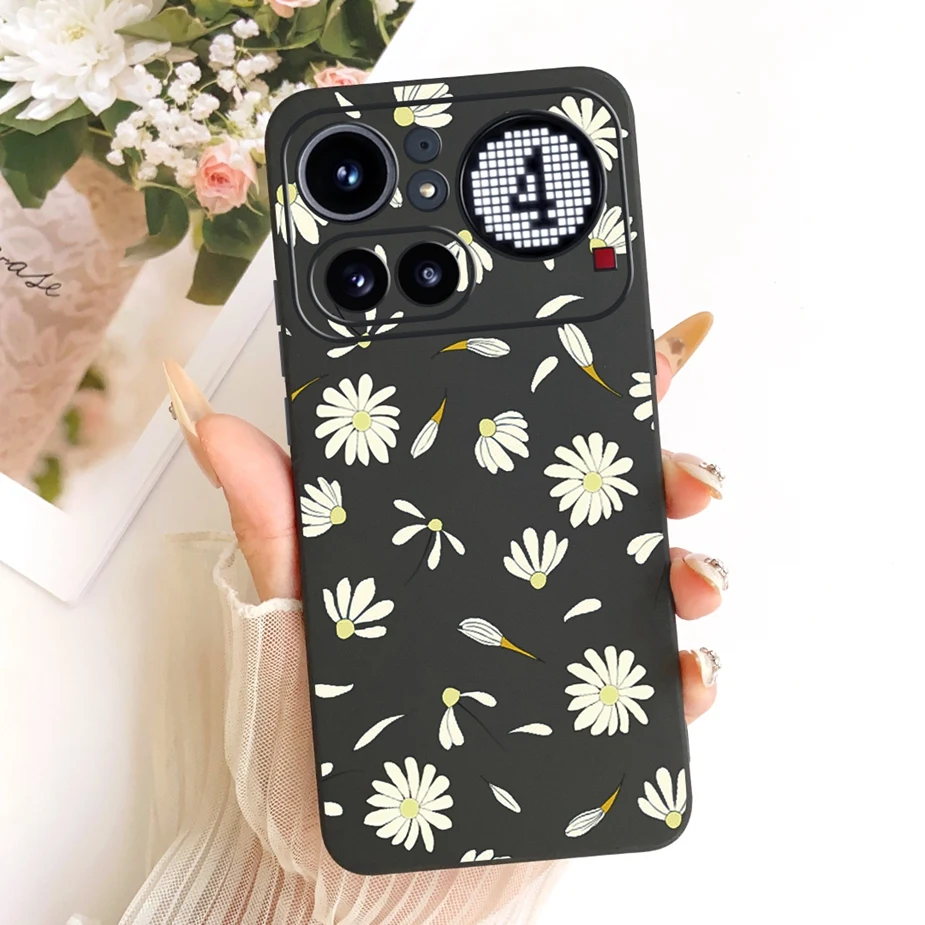 Cute Lucky Letters Fashion Cartoon Painted Cover Case