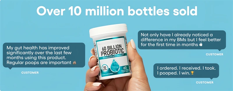 Probiotics 60 Billion Cfu Capsules With Prebiotics For Digestion_voghion.com