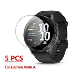 5 - Pack Full Cover Soft TPU Hydrogel Screen Protectors for Smartwatch - HD Clarity & Maximum Coverage