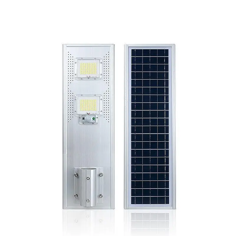 Outdoor Smart Sensor Pole Solar Street Lamp All In One 50W 100W 150W 200W Aluminum Solar Street Light