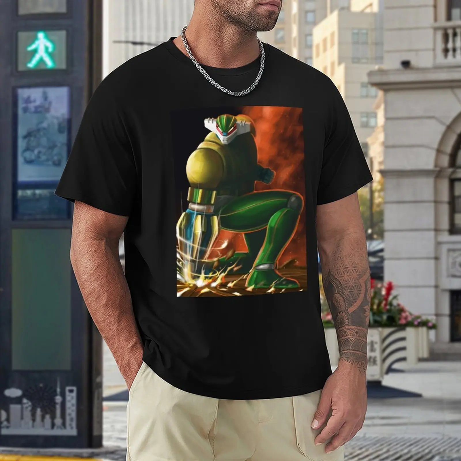 Jeeg Paint For Sale T-Shirt Harajuku Sport Novità Tees Poliestere Fitness Eur Size