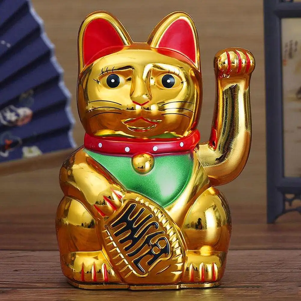 Lucky Feng Shui Cat, Lucky Chinese Cat, Lucky Cat Waving, Shop  Decoration