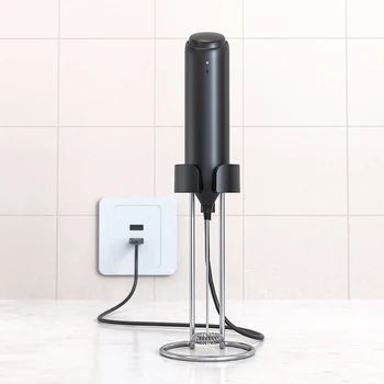 Wireless Electric Milk Frother Whisk Egg Beater USB Rechargeable Handheld Coffee Blender Milk Shaker Mixer Foamer Food Blender 1