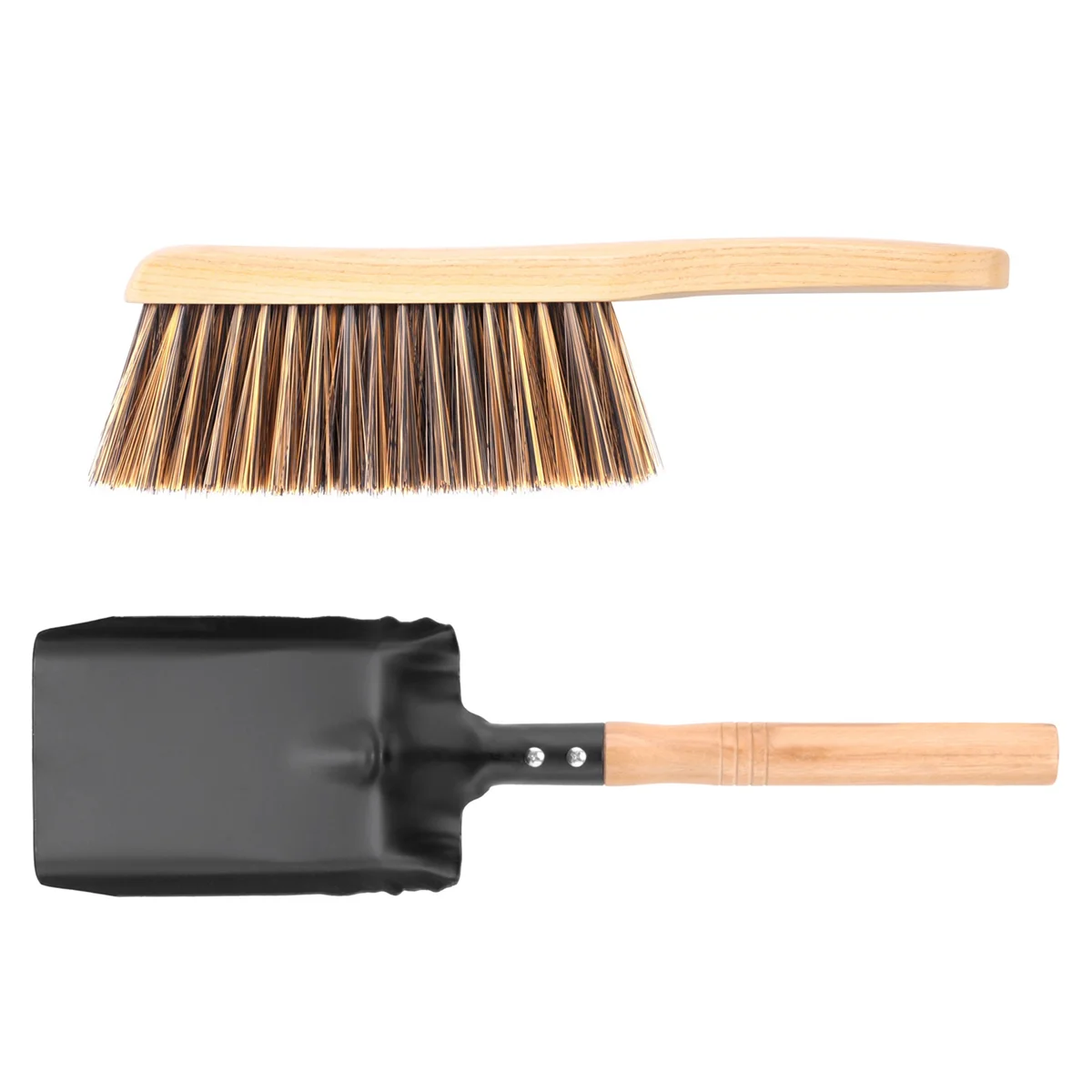Coal Shovel and Hearth Brush Set, Fireplace Shovel and Brush, Hearth Tidy Set, Fireplace Tool Set, Fire Pit Tools 2