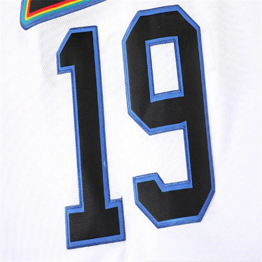 Basketball jerseys BRICKLAYERS 19 AALIYAH Sewing embroidery Outdoor sportswear Hip hop white Sweat absorption breathable