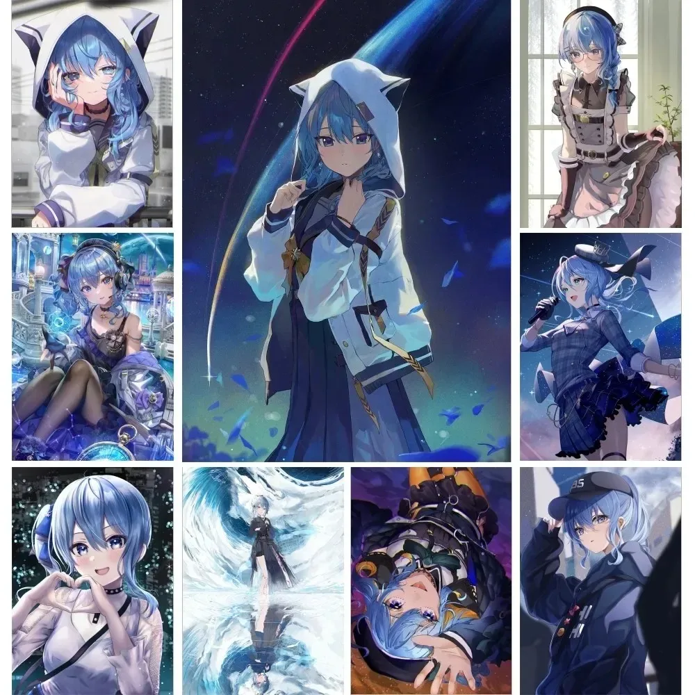 Hoshimachi Suisei Hololive Vtube Game Anime Poster Wall Art Home - Main Image